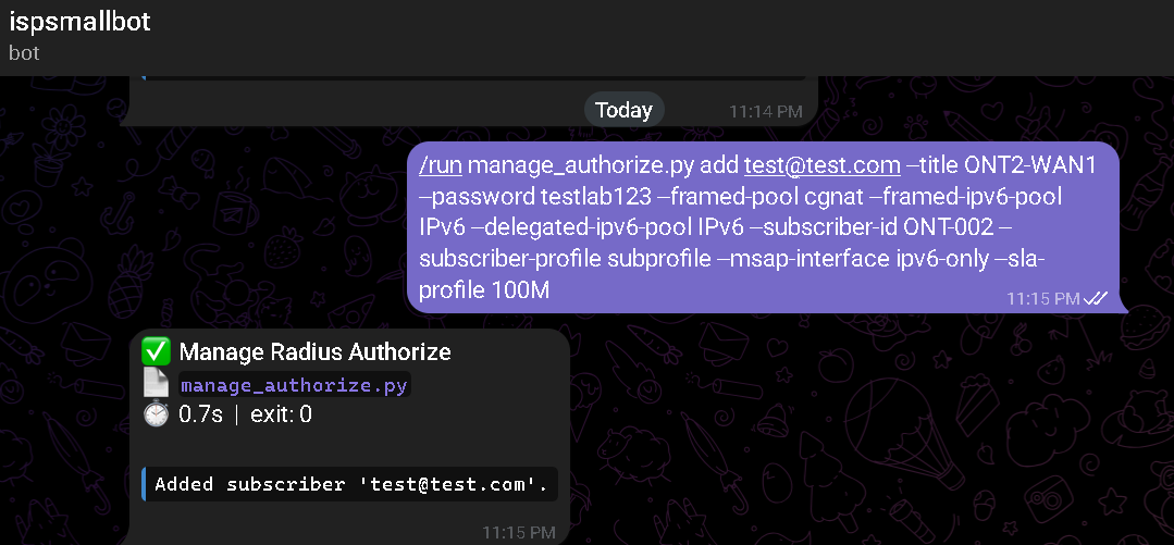 Resultado de manage_authorize.py add test@test.com
